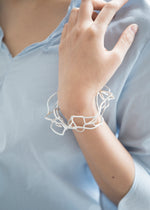 Load image into Gallery viewer, Horizontal Glaciers Bangle
